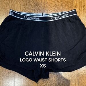 Calvin Klein Sleepwear Black Sleep Shorts Lounge Pajama Bottoms XS